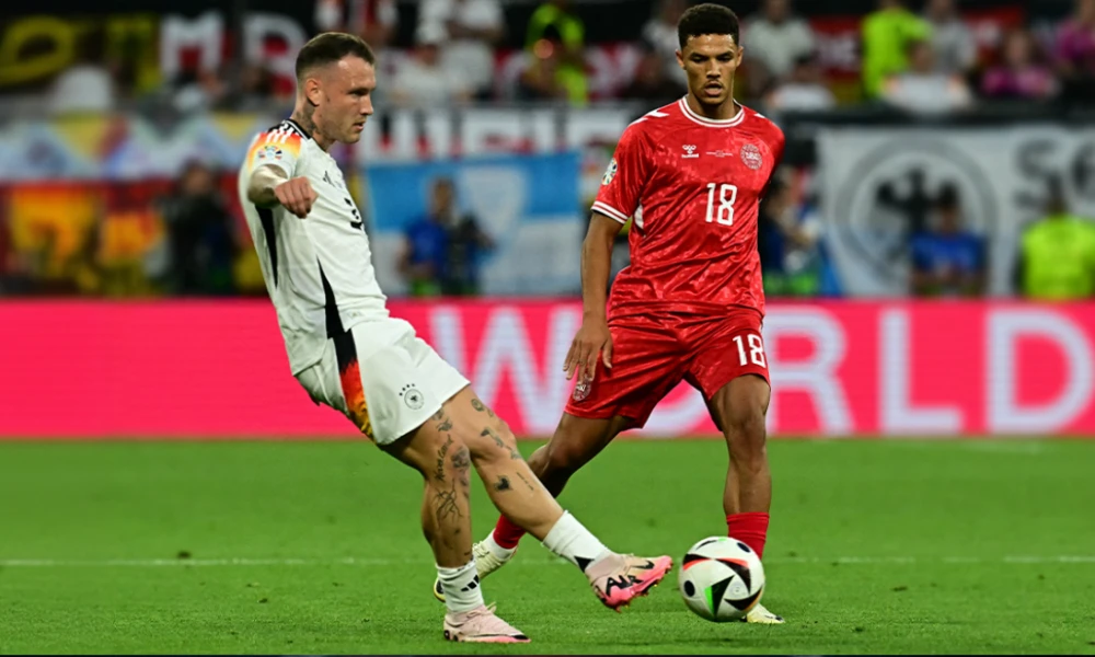 Εξελίσσεται ο αγώνας μεταξύ Γερμανίας και Δανίας στο Euro 2024